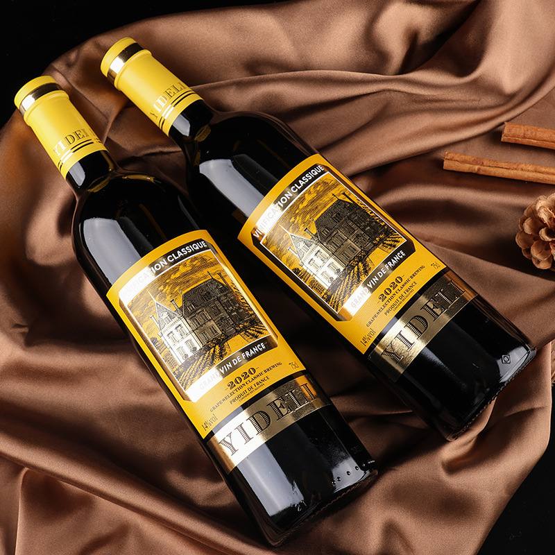 France imported red wine wholesale 14 degrees dry red wine agent merchants manufacturers a gift red wine