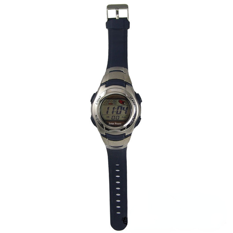 OEM processing Solar Sports watch environmental protection and energy saving dual battery multifunctional outdoor waterproof electronic watch