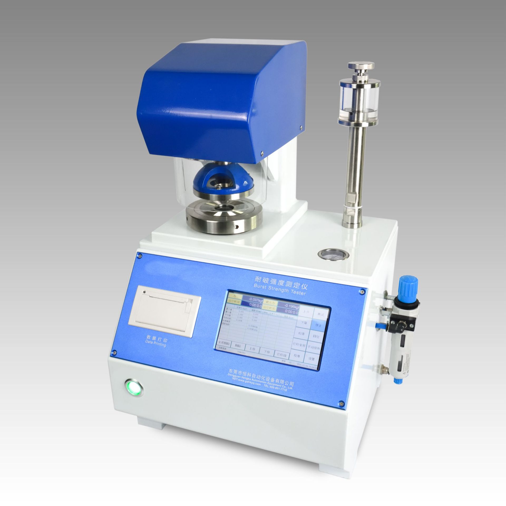 Intelligent Electronic Break Resistant Carton Strength Testing Machine Cardboard Burst Tester Crack Tester Detector Equipment