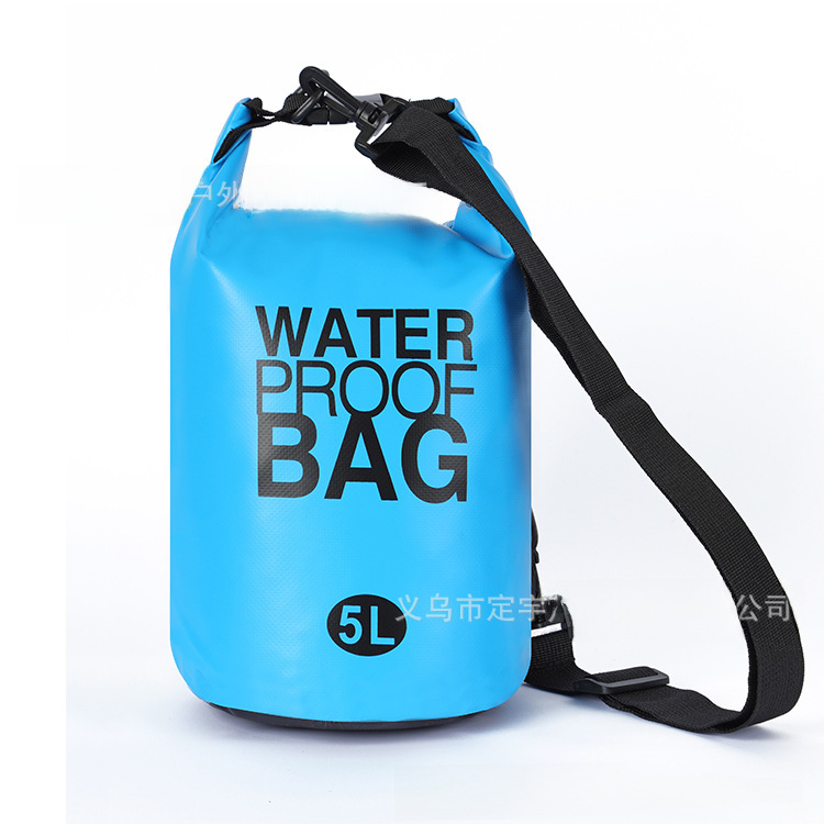 Outdoor Water-Resistant and Waterproof Rafting and River-Tracing Beach Backpack, Swimsuit, Clothing, and Phone Storage Bag with Pvc Interlayer Mesh