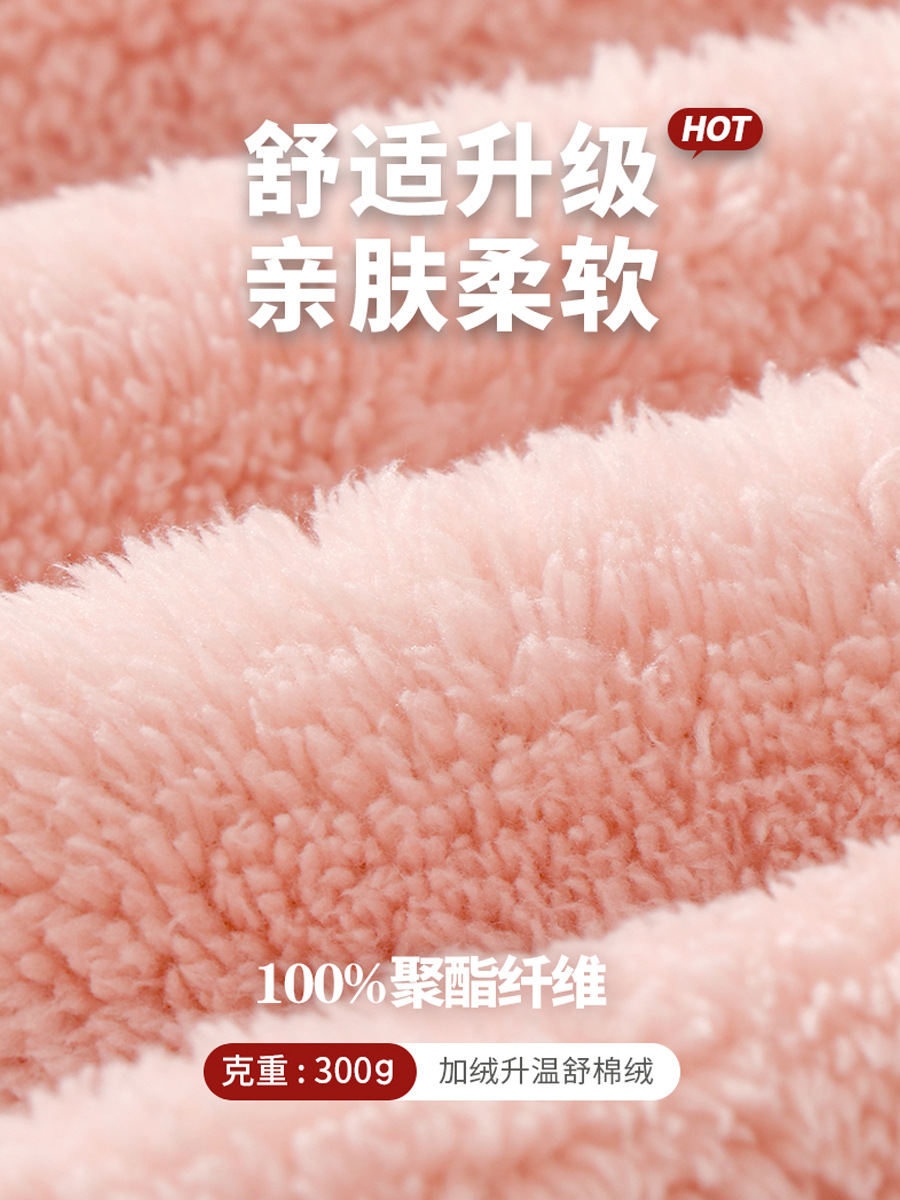 Children's Plush Outwears for Boys and Girls in Autumn and Winter Fleece-Lined Thick Family Style Comfortable Velvet Outwears, Light and Warm, Same as Uniqlo Pants