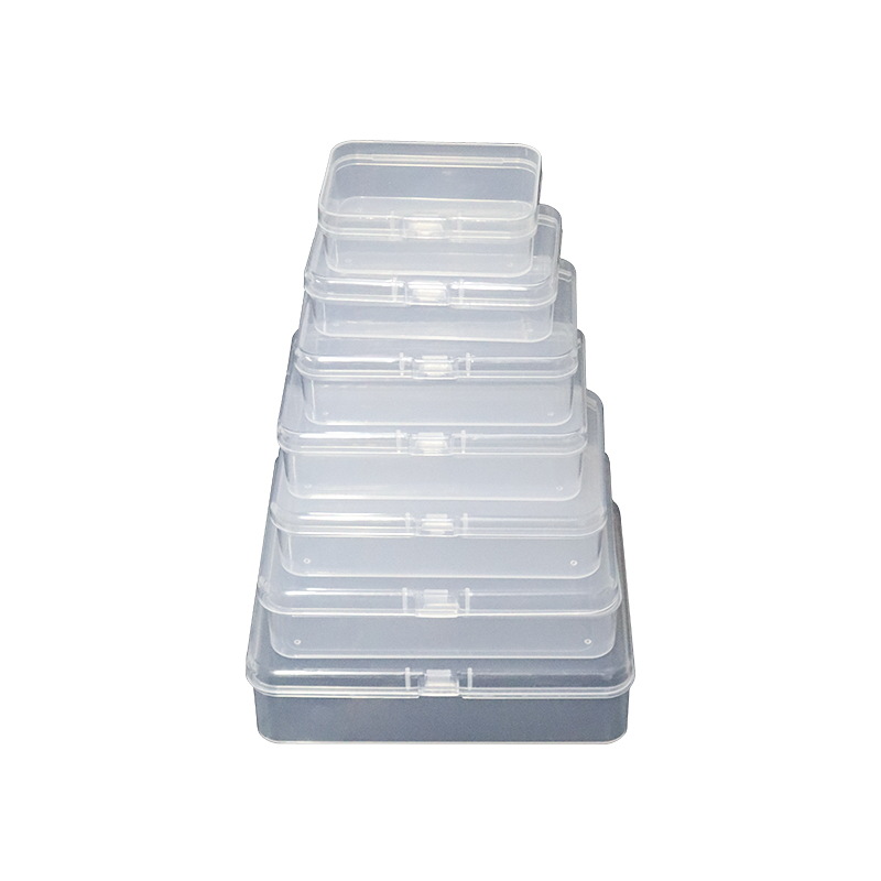 universal PP packing box small box storage box transparent plastic box Goka small product stationery packing box