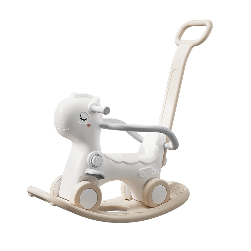 Rocking Horse Trojan Horse Children Rocking Horse Sneaker Two-in-One Rocking Car One-Year-Old Baby Baby Toy Birthday Gift