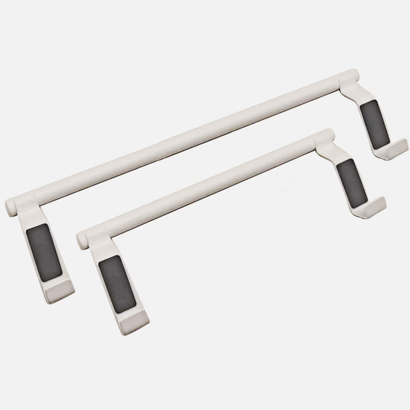 Factory in stock Stainless Steel Telescopic Towel Rack Kitchen Punch-free Towel Bar Cabinet Door Back Type Rag Rack