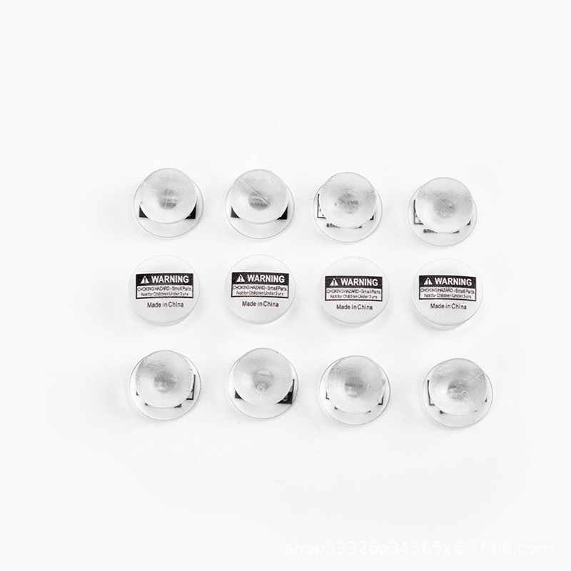 Transparent Tapered Shoe Buckle Hole Shoes Accessories Shoe Flower Bottom Buckle Printing Decorative Shoe Buckle DIY Accessories Bag Hole Buckle