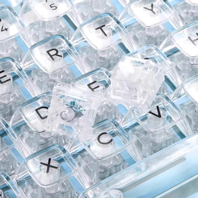 LEOBOG ice spirit shaft advance paragraph factory run light pressure HP transparent shaft customized hot plug accessories