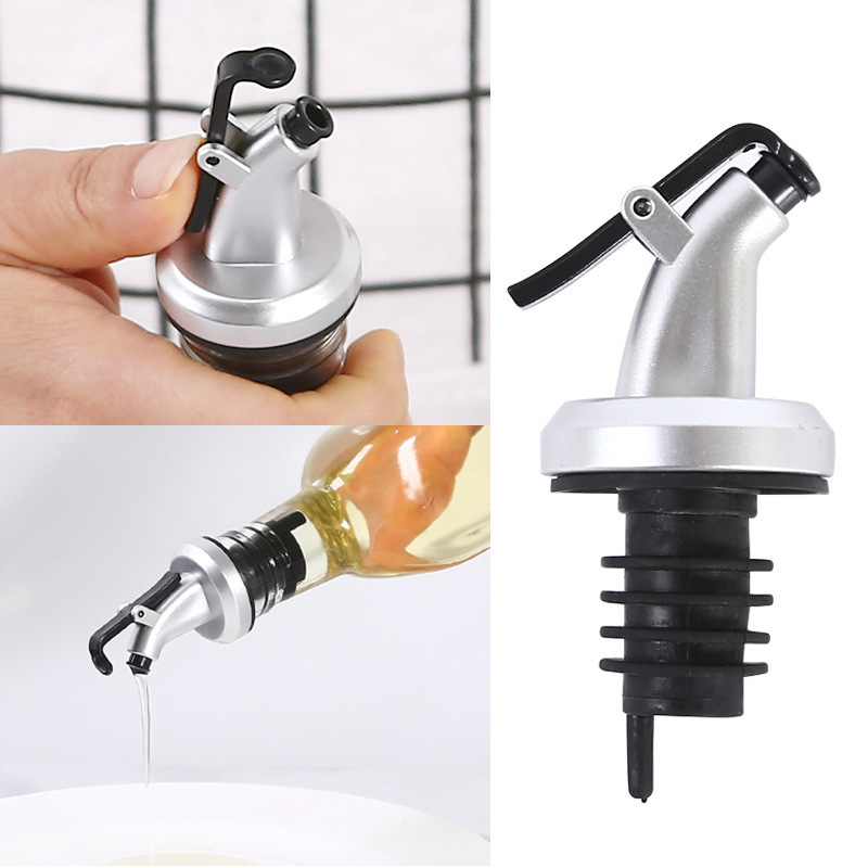 Oil pouring nozzle leak-proof oil pot nozzle universal bottle stopper glass oil bottle nozzle soy sauce lid vinegar wine bottle nozzle seasoning bottle nozzle