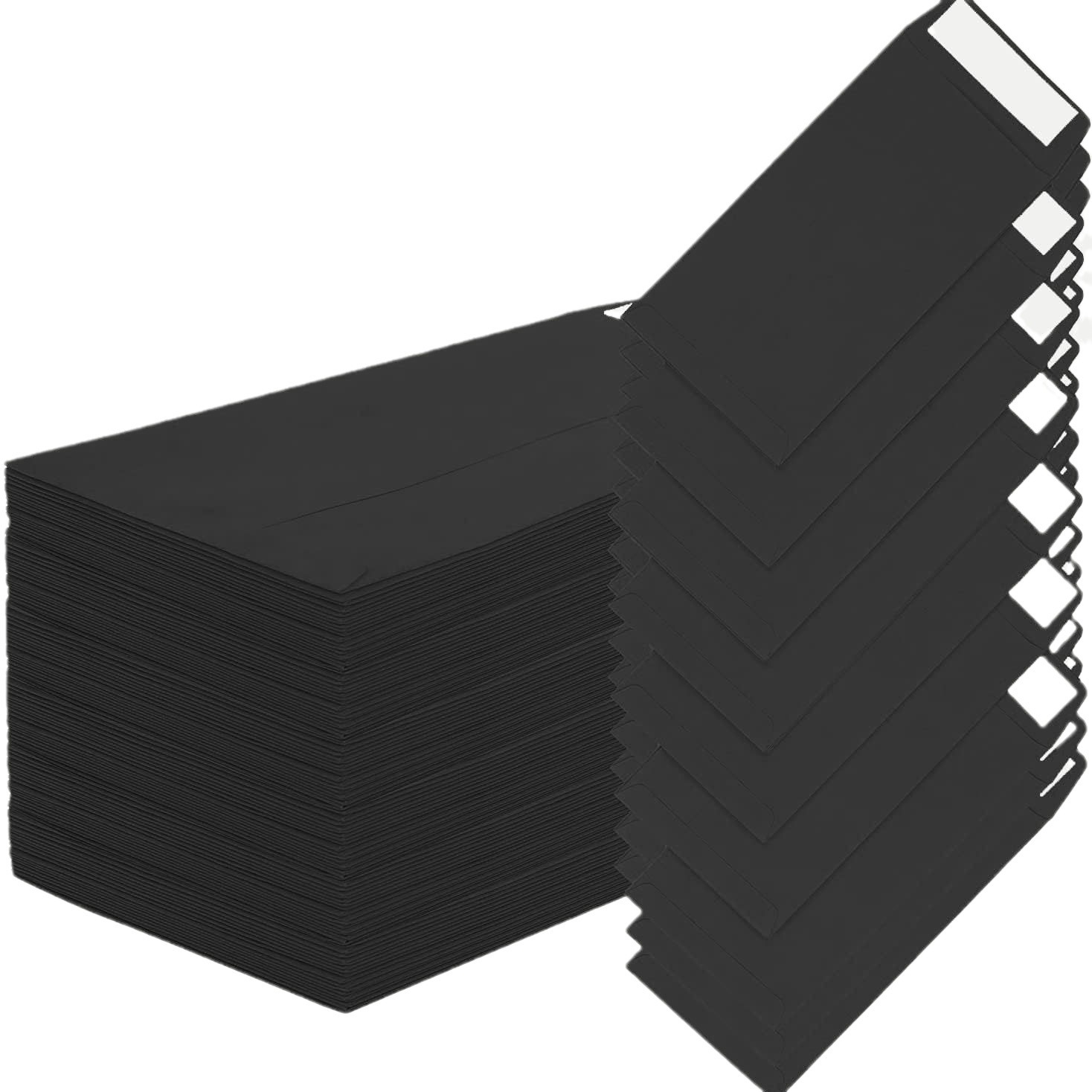 80g Paper No. 5 No. 7 A5 Vertical Envelope Black Double-Sided Adhesive Kraft Paper Export Bag Custom Special Paper Cross-Border