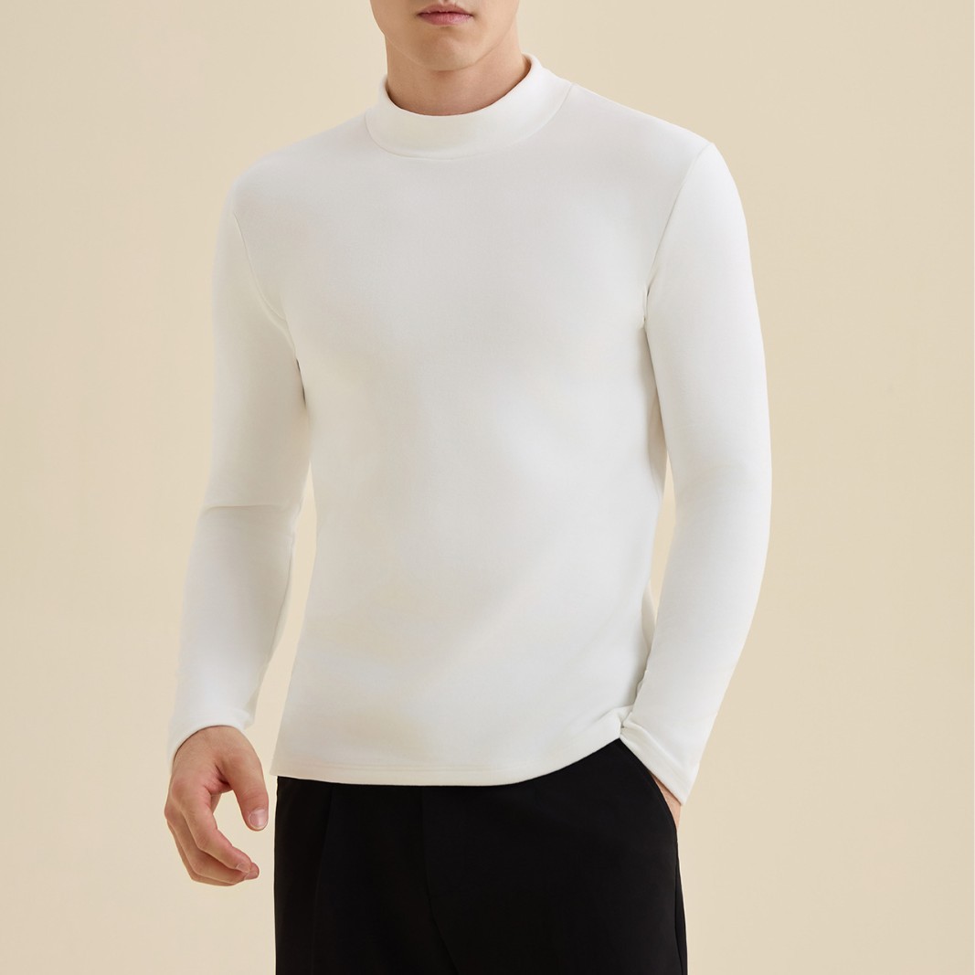 26 Years New Model Silk Wool Thermal Underwear Men's Top 10A Antibacterial Men's Autumn and Winter Clothing Body Shaping Base Layer Shirt