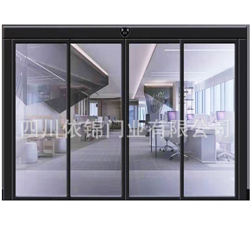 Sichuan Manufacturer Automatic Glass Sensor Door Wholesale Custom Automatic Door for Shopping Malls and Office Buildings, Includes Measurement and Installation