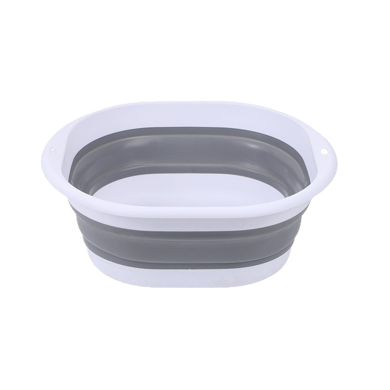 Portable Silicone Foldable Washbasin, Student Dormitory Footbath, Footbath, Multi-Purpose Folding Basin