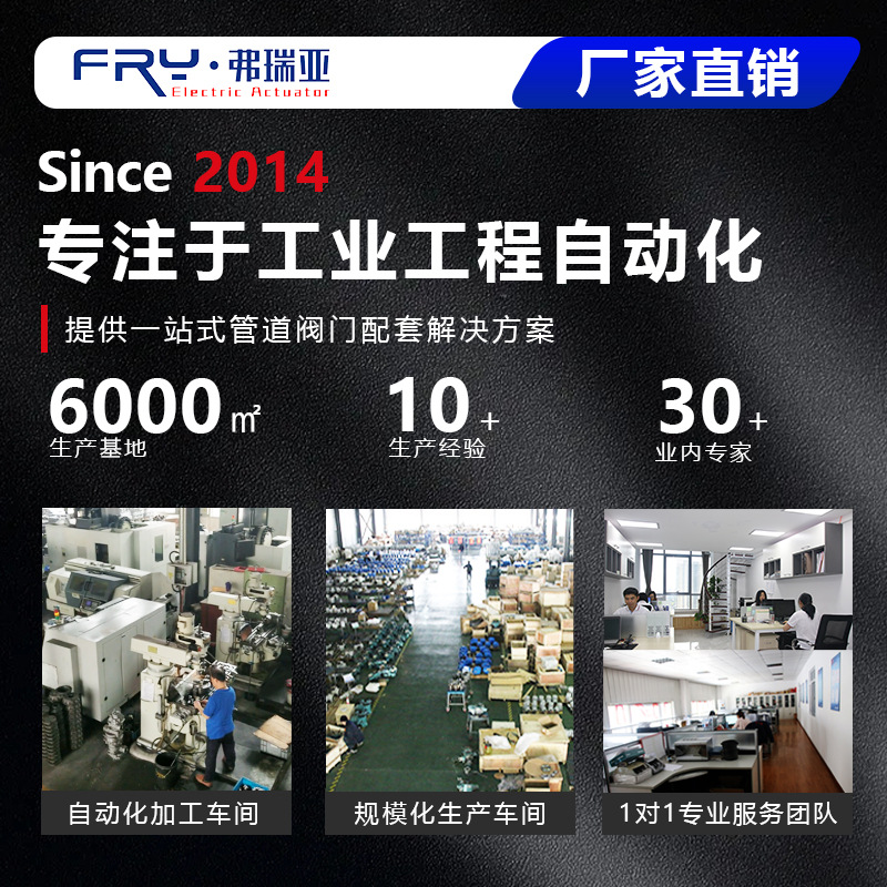 Electric actuator electronic electric actuator valve electric actuator angular stroke base type intelligent