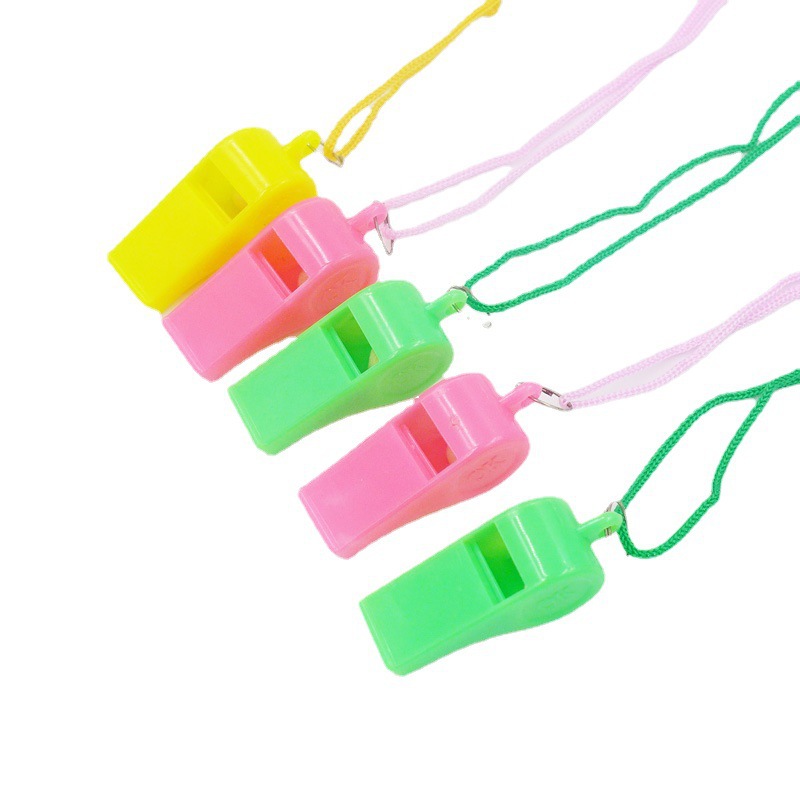 Sporting goods plastic whistle children's toys color Cheer cheer up referee whistle fans factory direct wholesale