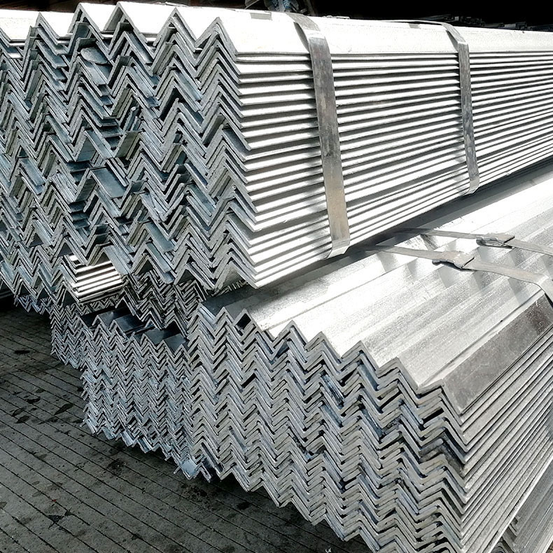 Yungui Sichuan Galvanized Angle Steel, Black Angle Steel, Shelf Triangular Iron Brackets, Hot-Rolled Perforated Structural Steel, Equal-Sided Natural Color Wholesale