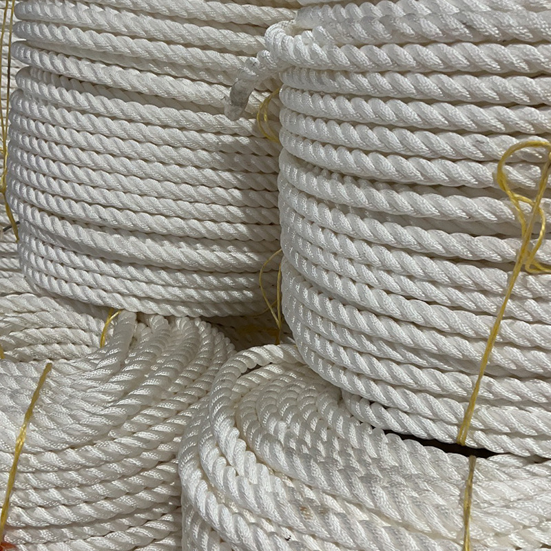 Three-Strand Nylon Rope/Three-Strand Polyester Rope/Three-Strand Polypropylene Rope/Outdoor Rope/Three Strands Marine Cable
