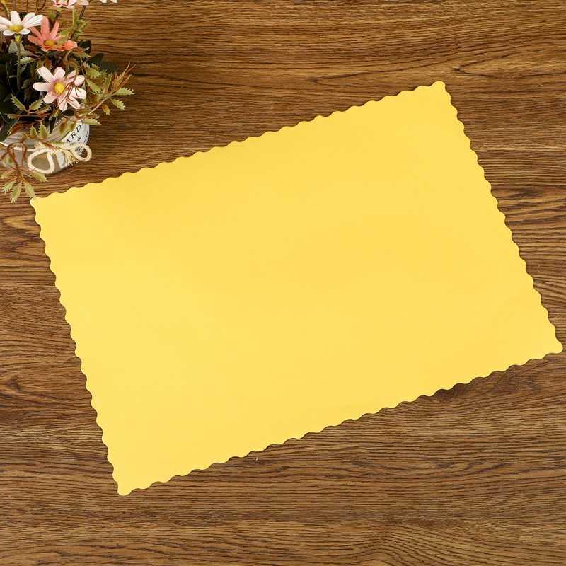 Disposable Paper Placemat Kidsren's Table Mat Paper 70g Double Offset Paper Colorfulful Table Paper Placemat Household Placemat Paper