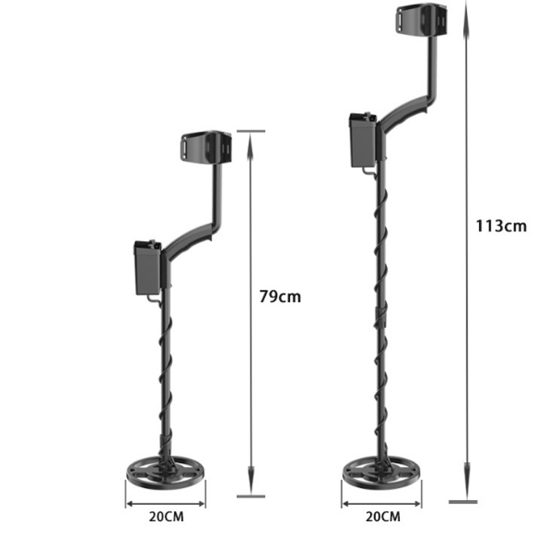 Gt-300 Factory Direct Supply Wholesale Cross-Border Popular Underground Metal Detector Gold Detection Outdoor Treasure Hunting