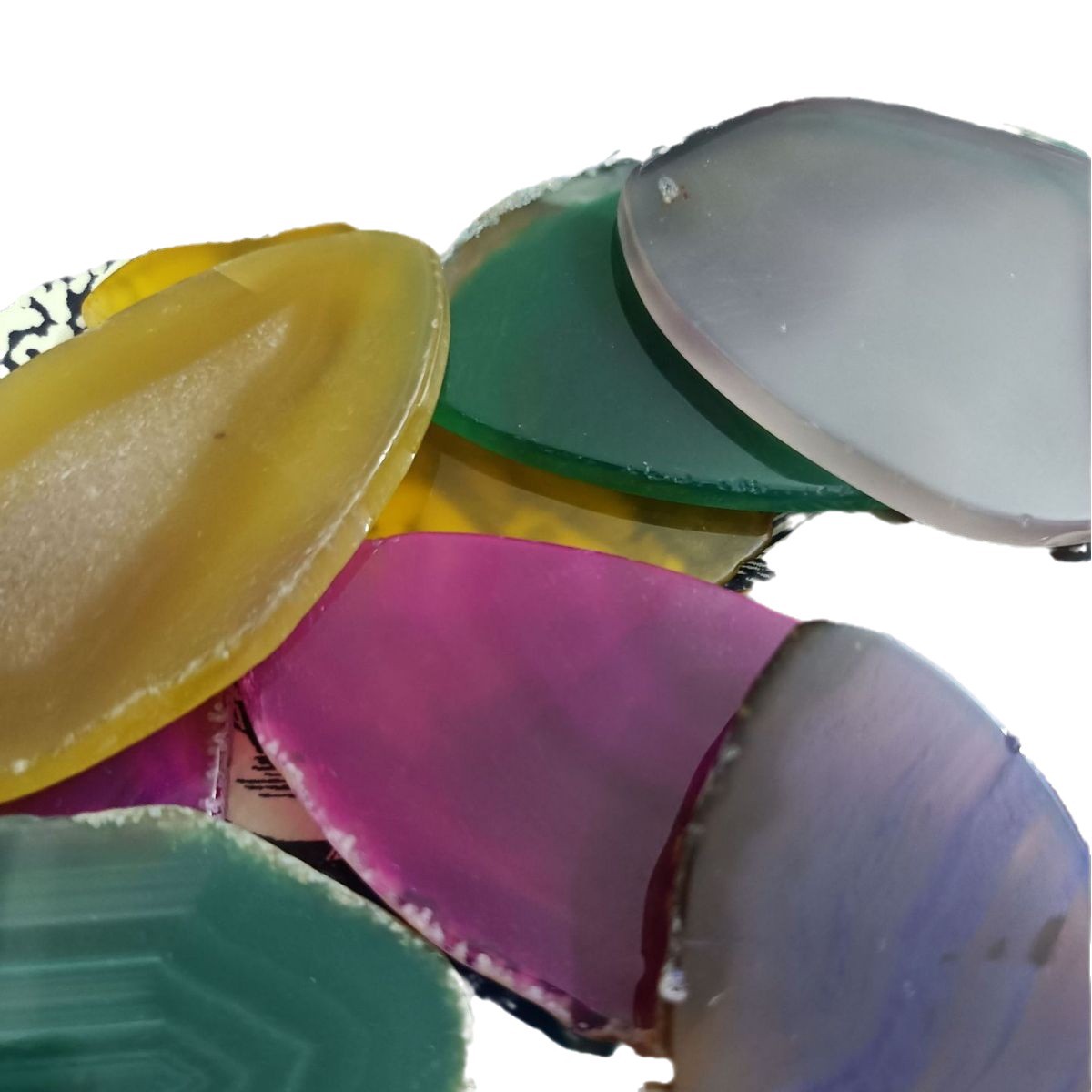 impulse wholesale natural agate piece original stone coaster landscape piece wedding diy ornaments pendant water drop shape