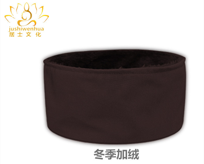 Monk Hat Scarf Thin Double-Layer Cotton Monk Hat Summer Monk Hat for Men and Women Master Winter Layman Li Dezhu