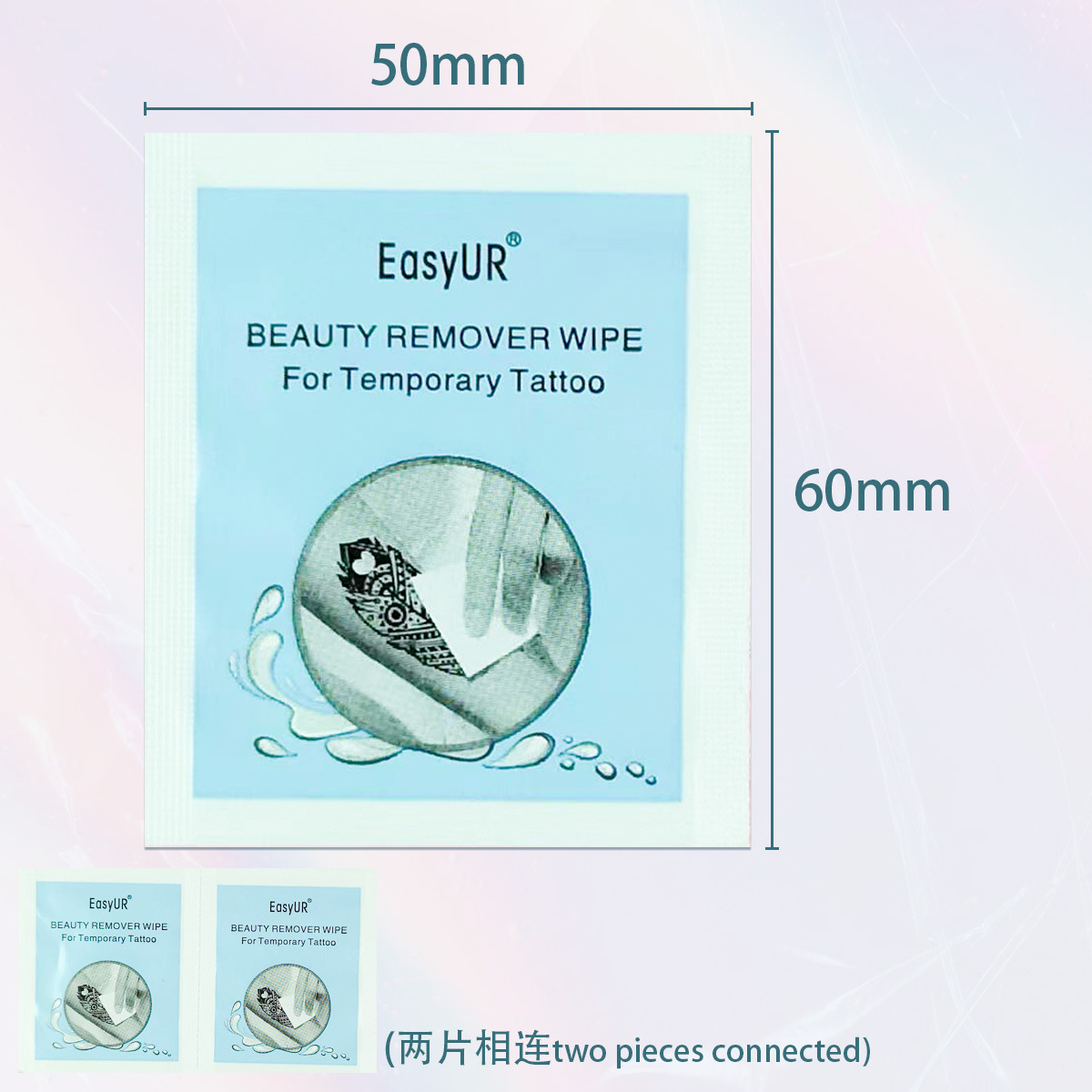 Disposable Tattoo Removal Wipes Tattoo Cleaning Quick Removal Tattoo Pattern Makeup Removal Special Cleaning Wipes
