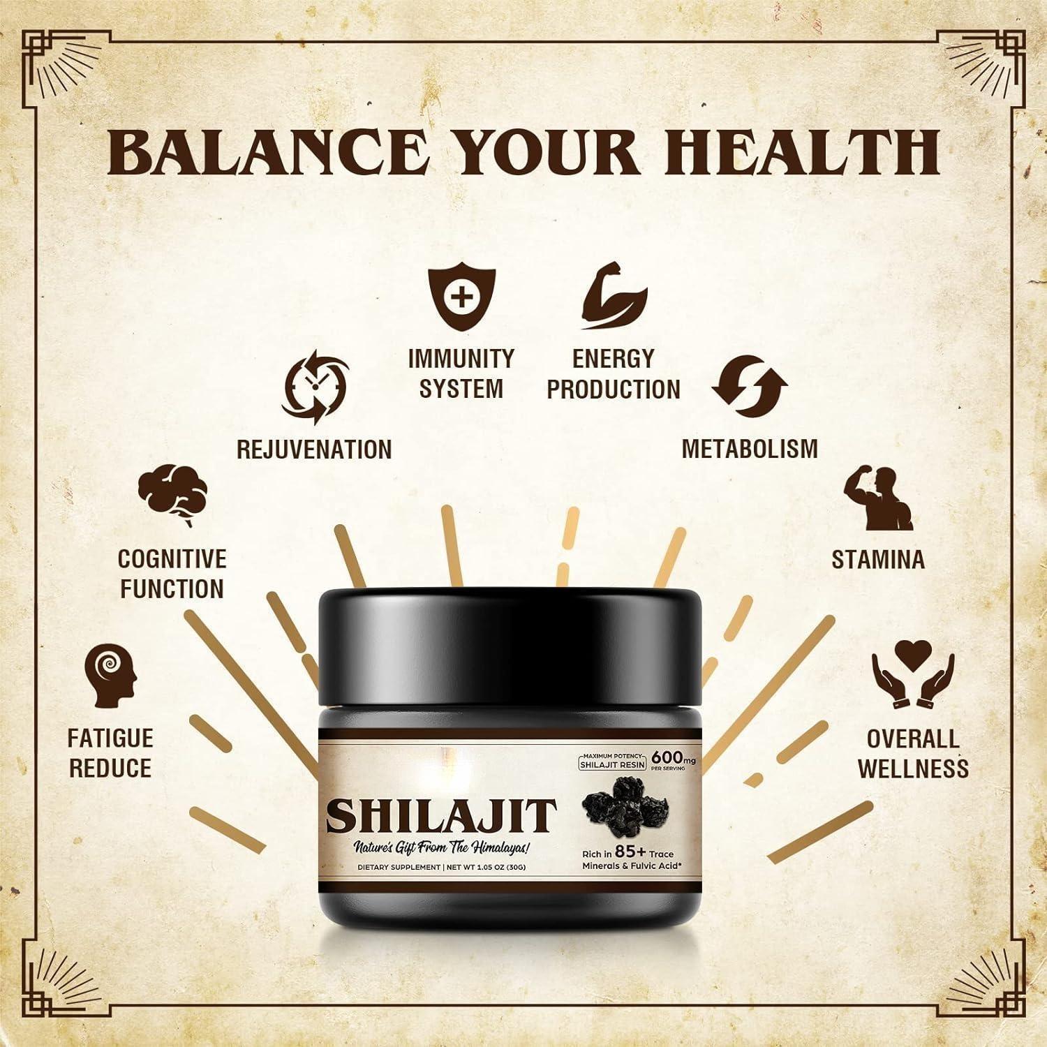 Factory Direct Sales Spot Cross-Border Shilajit Resin 30G/Bottle