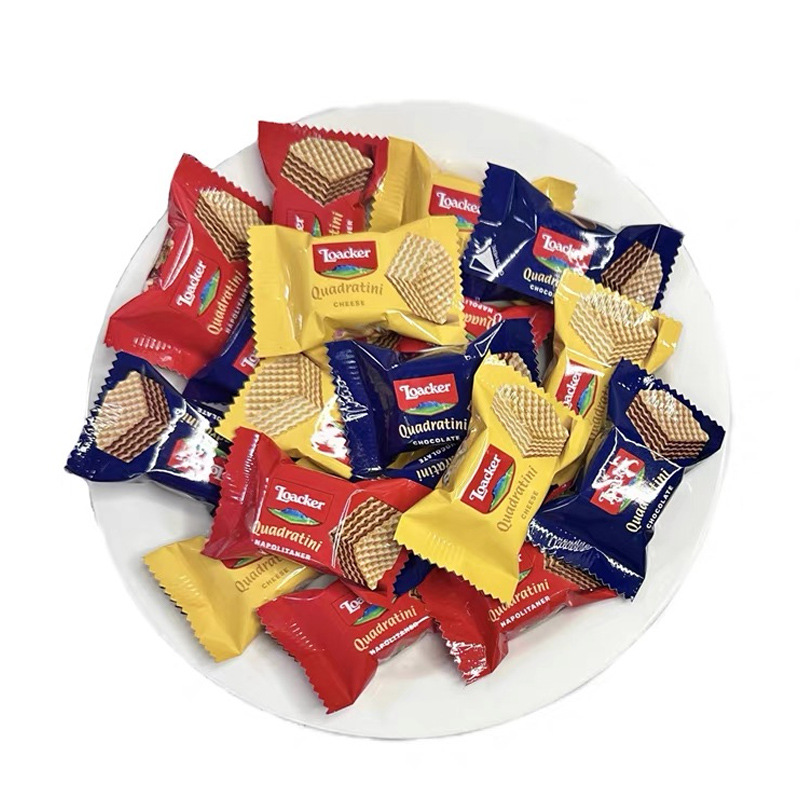 Loacker Italy Laijia 3.5g wafer biscuit snacks hand gift wedding candy bulk shop wholesale