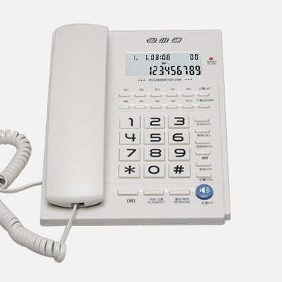 Factory Wholesale Home Wired Fixed Telephone Caller Id Hotel Room Office Landline Stand-Alone Machine