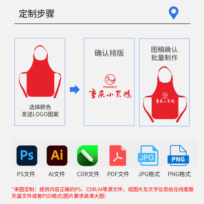 Disposable Apron for Hot Pot Restaurant Eating Crayfish Catering Guests Adult Special Pocket Non-Woven Fabric Custom Logo Printing