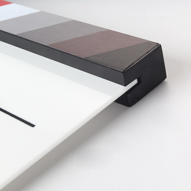 Hui Photo Lightupfoto Acrylic Director Board English Film Clapper Color Field Board Plate with Magnet