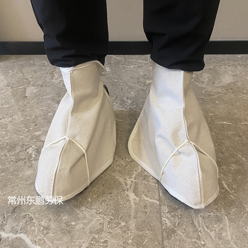 Накладки для ног для сварки, средства защиты труда, защита для сварщика из канваса, износостойкие, противоразбрызгивающие, теплоизолирующие и противоожоговые