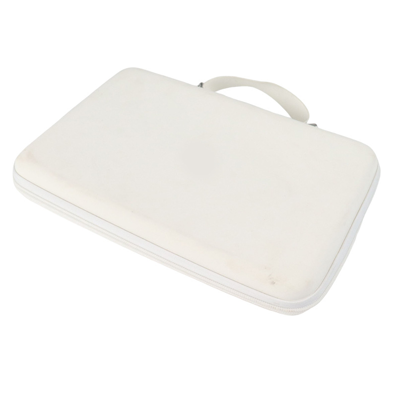 Portable iPad Satchel Tablet Eva Cosmetics Bag White Large Size Hard Shell Tablet Storage Box