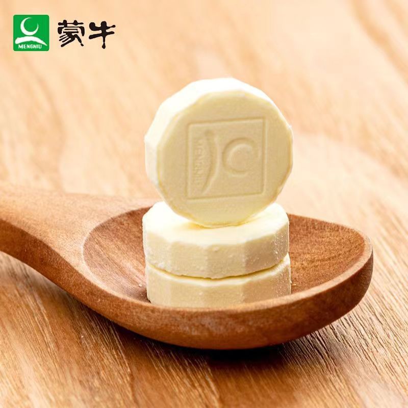 September New Mengniu Milk Tablets Original 144g 10 Boards/Box Dry Milk Tablets Children's Snacks Wholesale One Generation