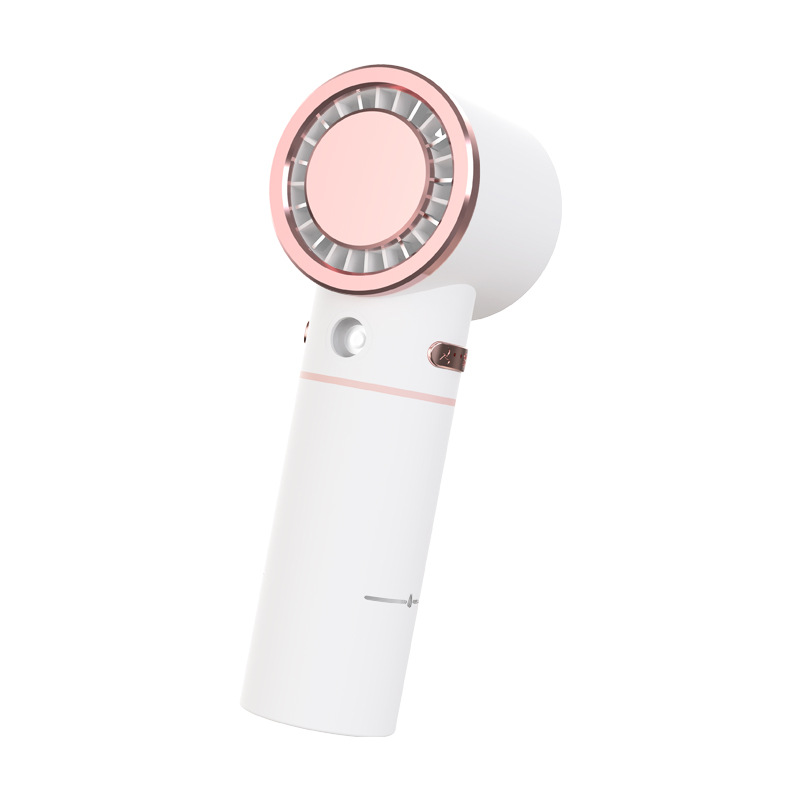 Кондукторный ледяной кросс-бордерный новый мини-полуручный вентилятор, тихий, мощный поток, нано-распыление, малый электрический вентилятор