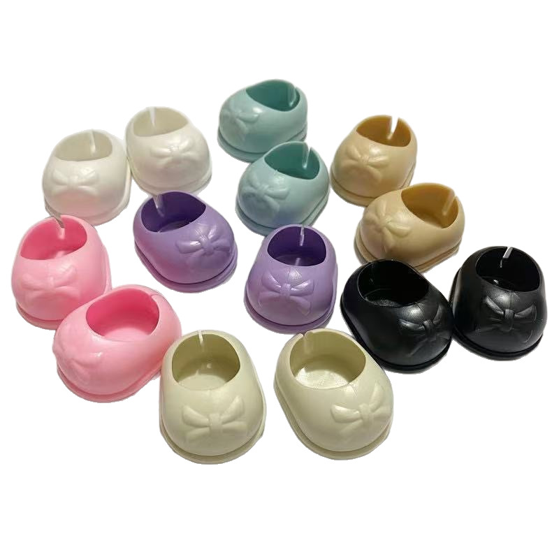 Cotton doll shoes can stand 20cm fat body change shoes plush toy doll accessories boots batch