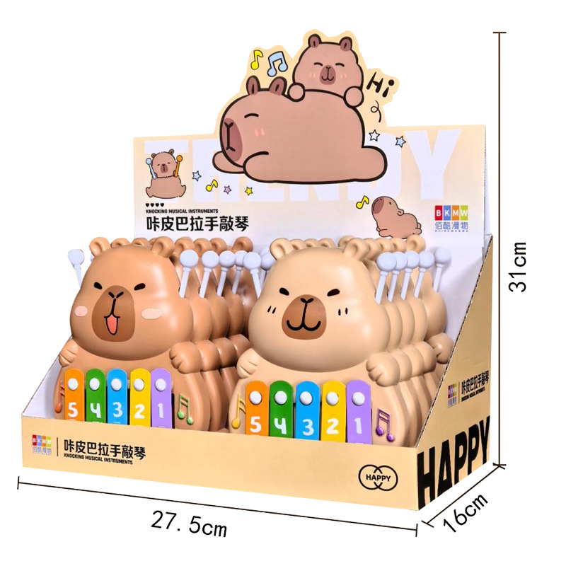 Кросс-граничная мультяшная пианино с ручным ударом, подарки для детского сада, культурные и креативные чистые игрушки оптом