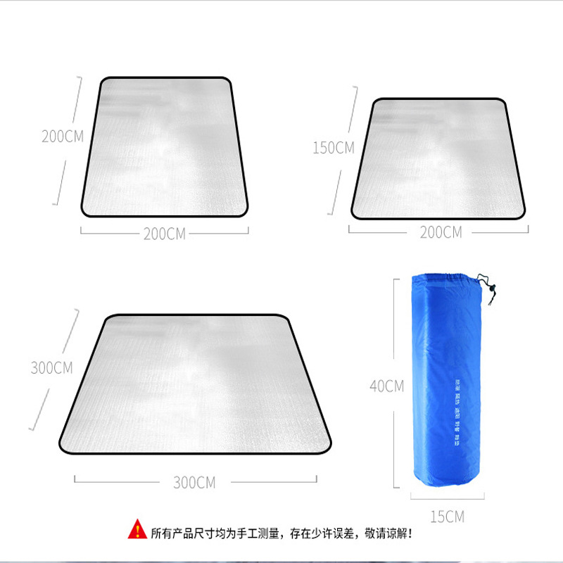 Moisture-proof Mat Outdoor Tent Waterproof Cool-proof Multi-person Thickened Portable with Foldable Park Cushion Picnic Mat