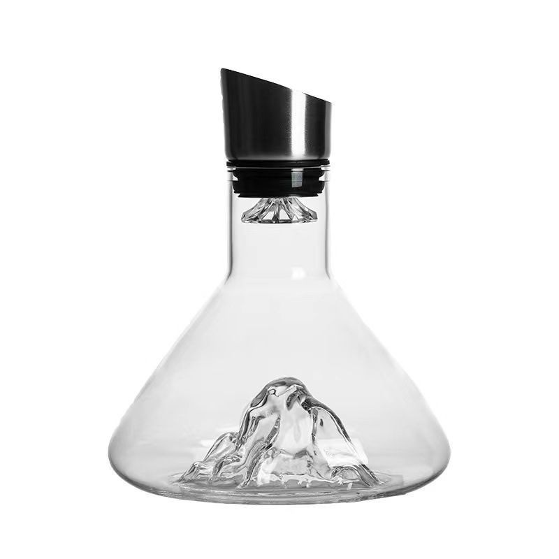 Iceberg waterfall decanter crystal glass high-grade Kingsoft wine quick filter Decanter wine separator