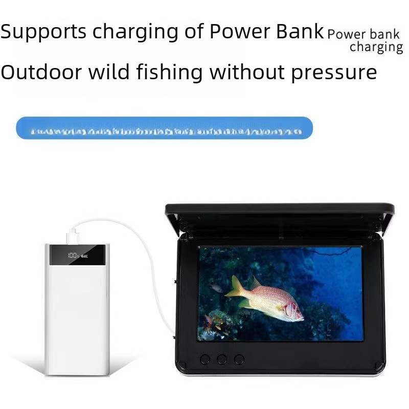 Visual underwater fish finder cross-border underwater fishing camera ultra-clear camera display screen night vision sea fishing ice fishing