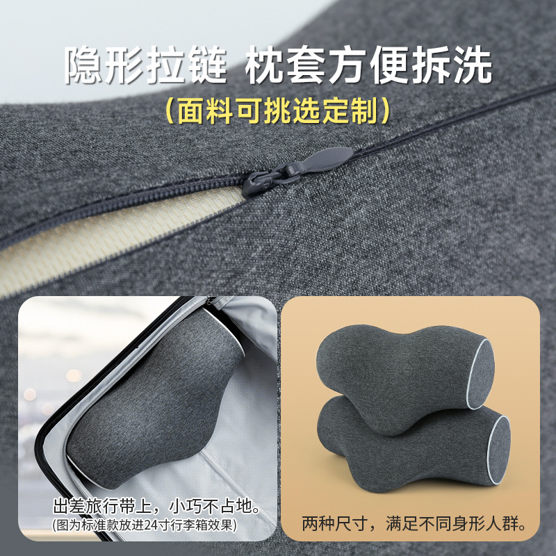 Cervical Pillow Traction Pillow Neck Massage Memory Foam Pillow Core Pure Cotton Hot Compress Free Shipping Wholesale Cervical Spine Pillow