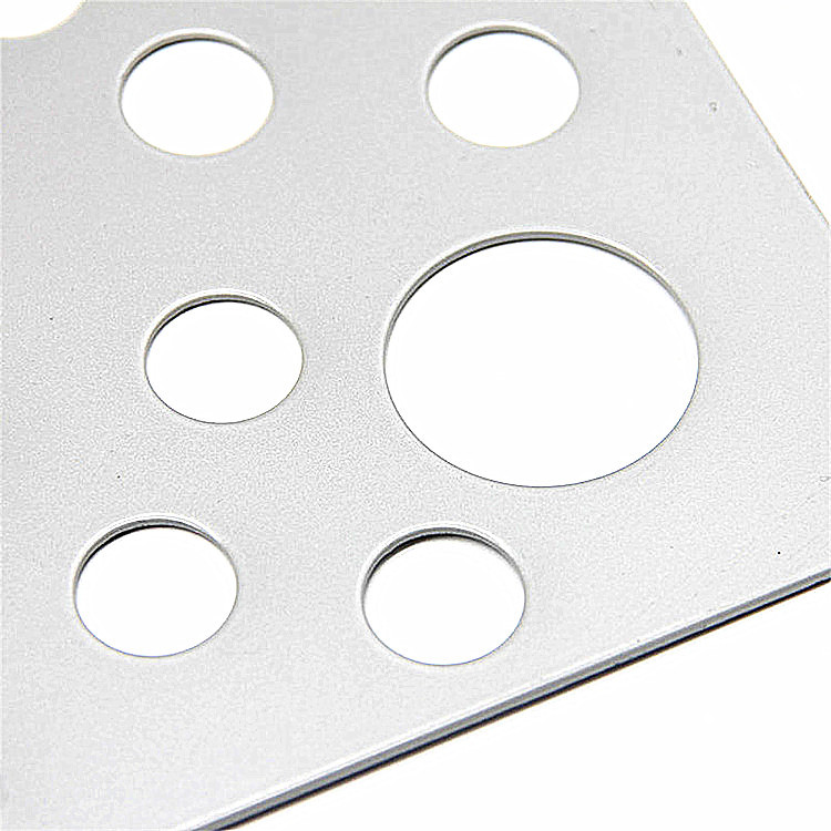 Supply 1mm Thick Straight Row Round Hole Stainless Steel Edge Punching Mesh Floor Drain Sewer Pipe Anti-Slip Punching Plate