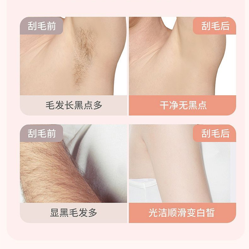 Shaving Device, Double-Headed Shaver, Portable Shaving Device, Armpit Epilator, Eyebrow Trimmer, Shaving and Trimming Nose Hair, Multi-Functional