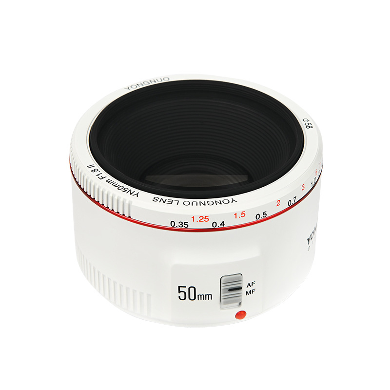 Yongnuo YN50mm F1.8II Is Suitable for Canon Port Standard Fixed Focus Lens Large Aperture Small Body