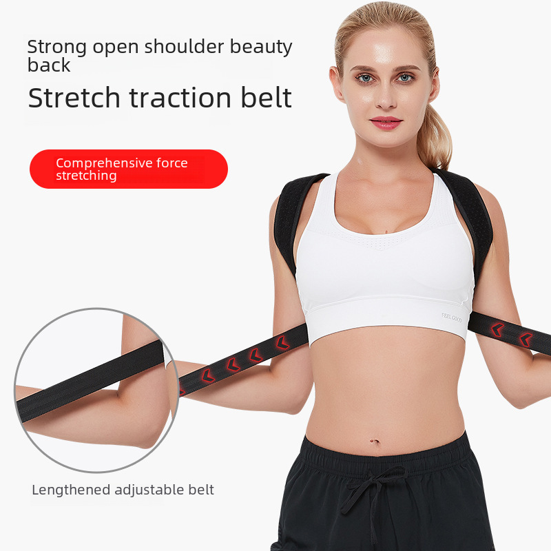 Amazon New Camelback Corrector with Breathable Adjustable High and Low Shoulder Straightening Back Corrector for Men and Women
