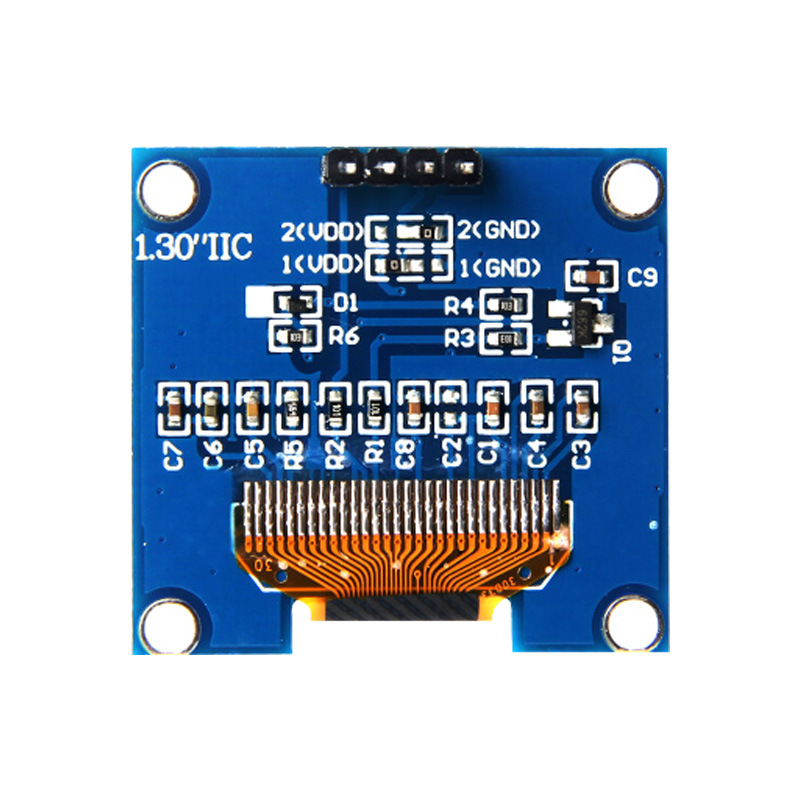 1.3-inch OLED display module with PCB version 12864OLED screen CH1116 driver SPI/IIC white and blue