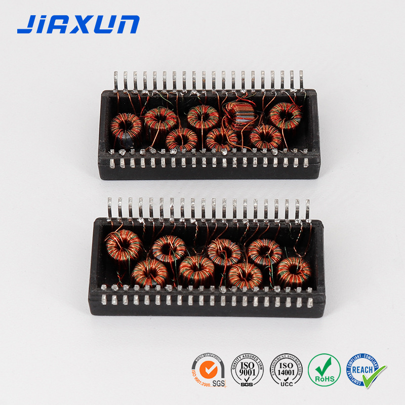 Jiaxun Original Jxb06002 Industrial Grade Pulse Network Transformer Magnetic Ring High Frequency Poe++ Transformer