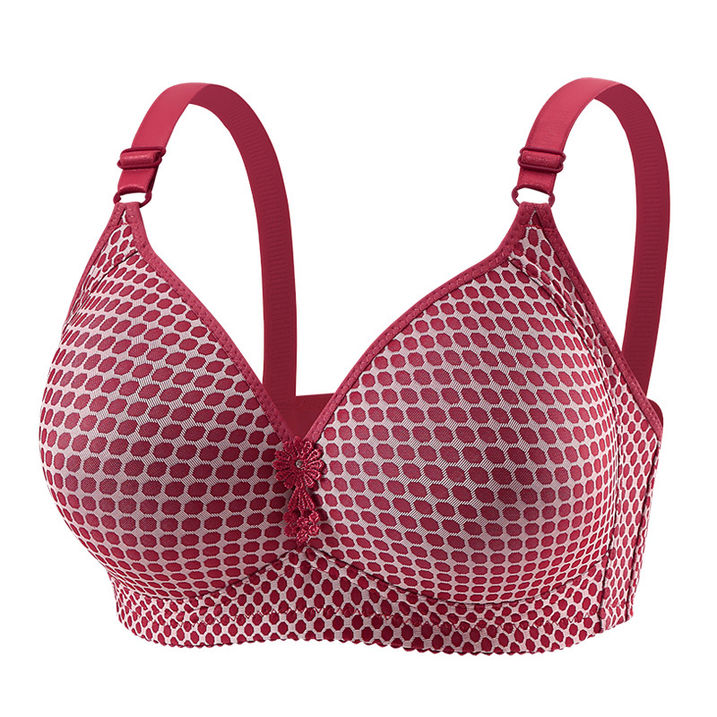 Новый бюстгальтер большого размера E чашки без косточек, жаккардовый, тонкий, регулируемый, дышащий
