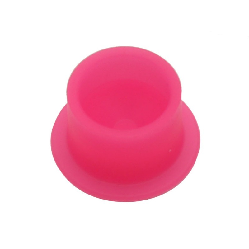 Tattoo silicone color cup does not hurt the needle thickened soft paint cup new heart-shaped color base tattoo cup