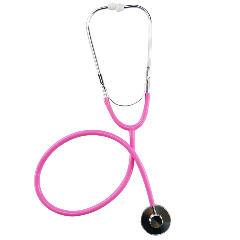 Stethoscope Factory Direct Supply Aluminum Single-Use Stethoscope Multi-Color Optional Children's Teaching Toys