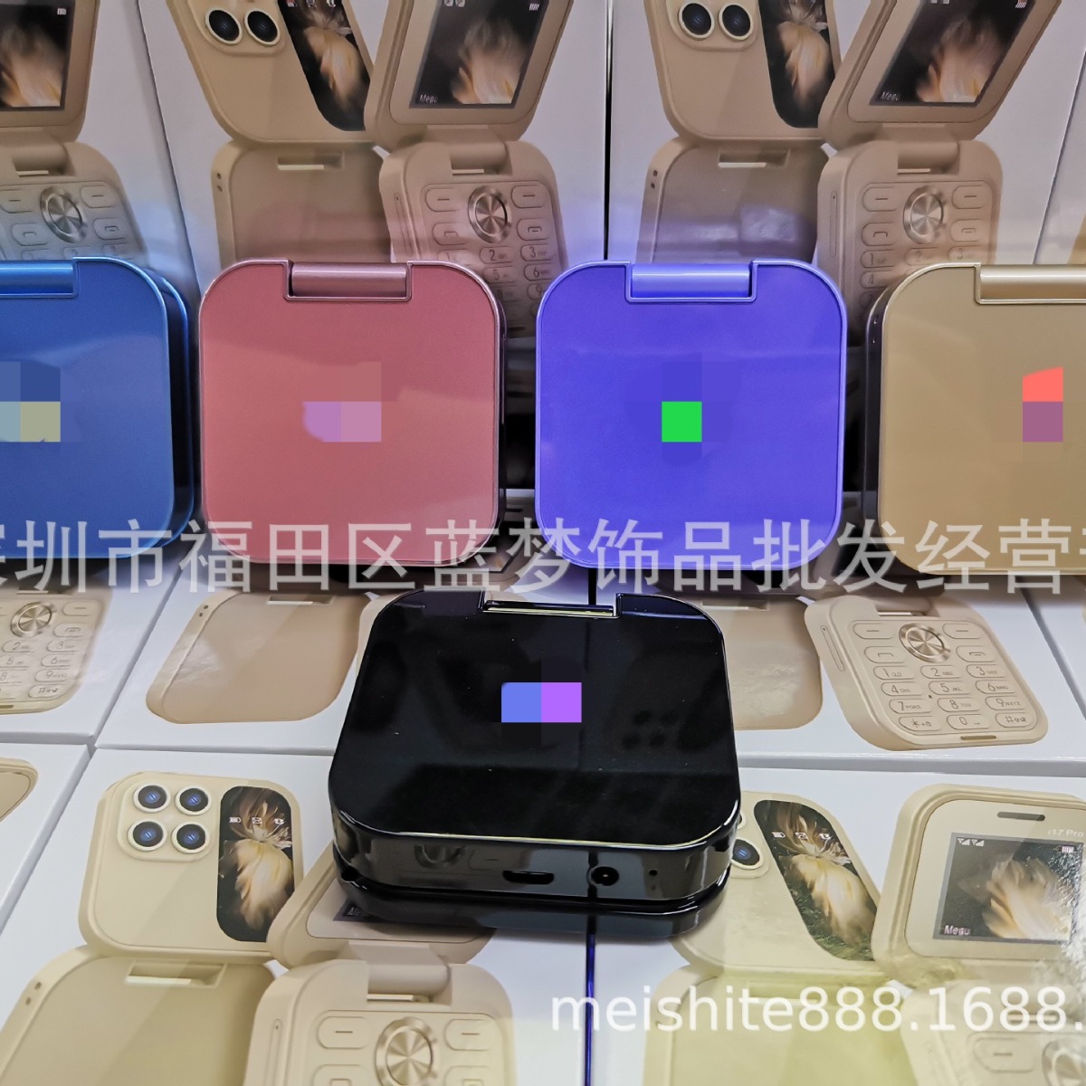 Cross-Border Export I17Pro Flip Phone Non-Smart Phone Flip Phone Button Elderly Phone 2g Foreign Language Mobile Phone