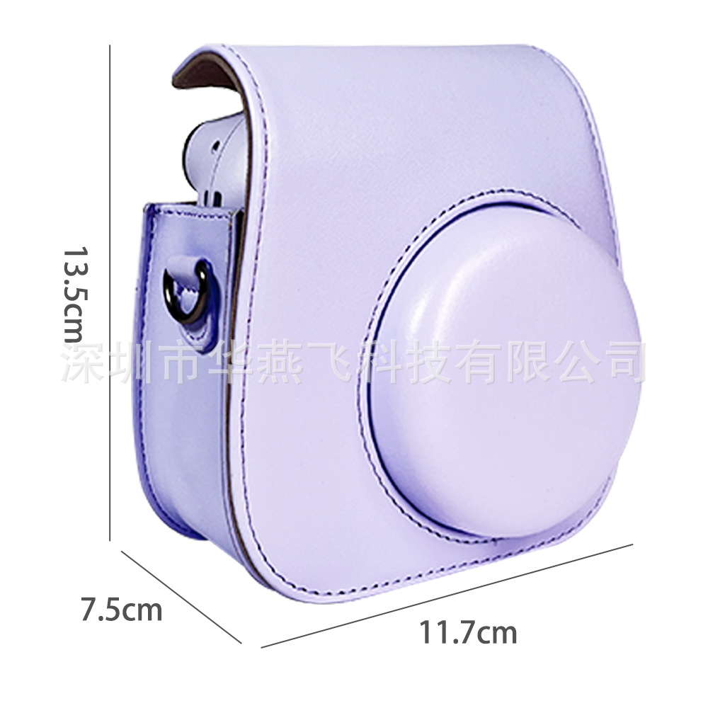 Polaroid mini12/11 Camera Bag Cosmetics Bag Protective Cover PU Photography Bag Camera Cover Adjustable Shoulder
